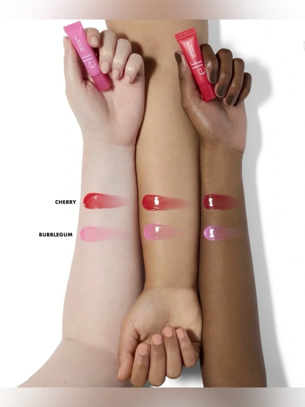 e.l.f. • Squeeze Me More Lip Balm Duo • Bubble Gum & Cherry • NWT $9